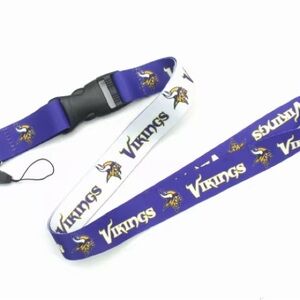 MINNESOTA VIKINGS NFL KEYCHAIN LANYARD